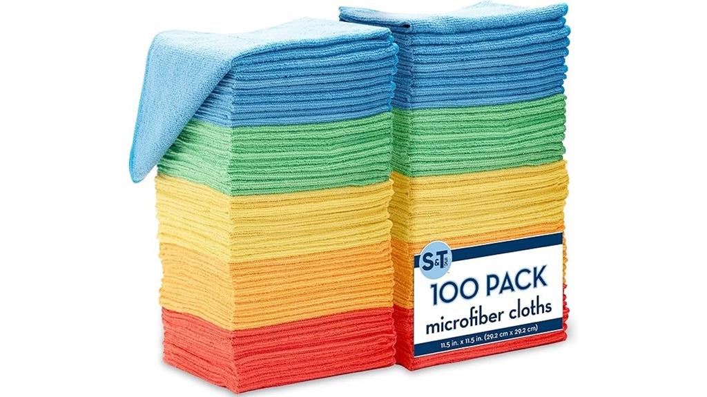 microfiber cloths 100 pack
