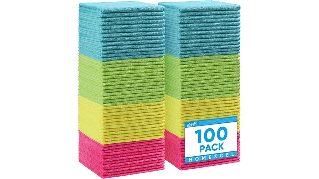 microfiber cloths 100 pack