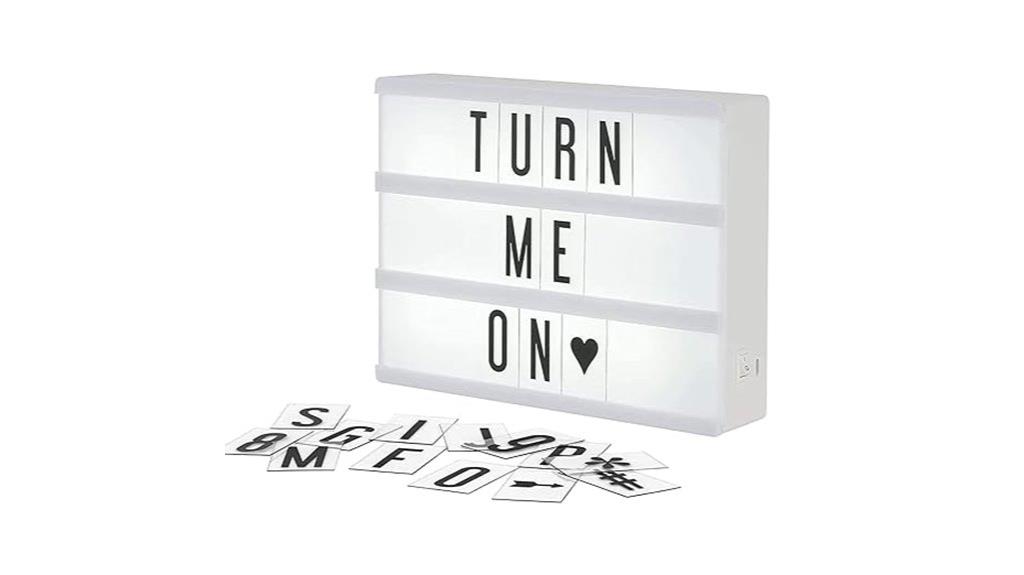 mini cinema lightbox display