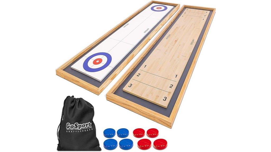 mini tabletop shuffleboard