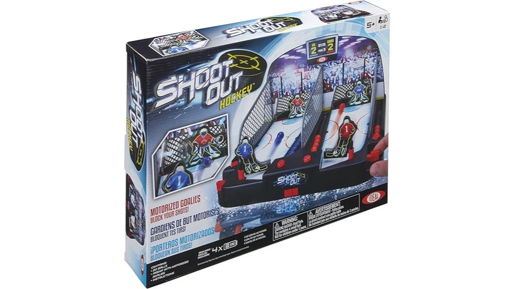 motorized hockey shooting game