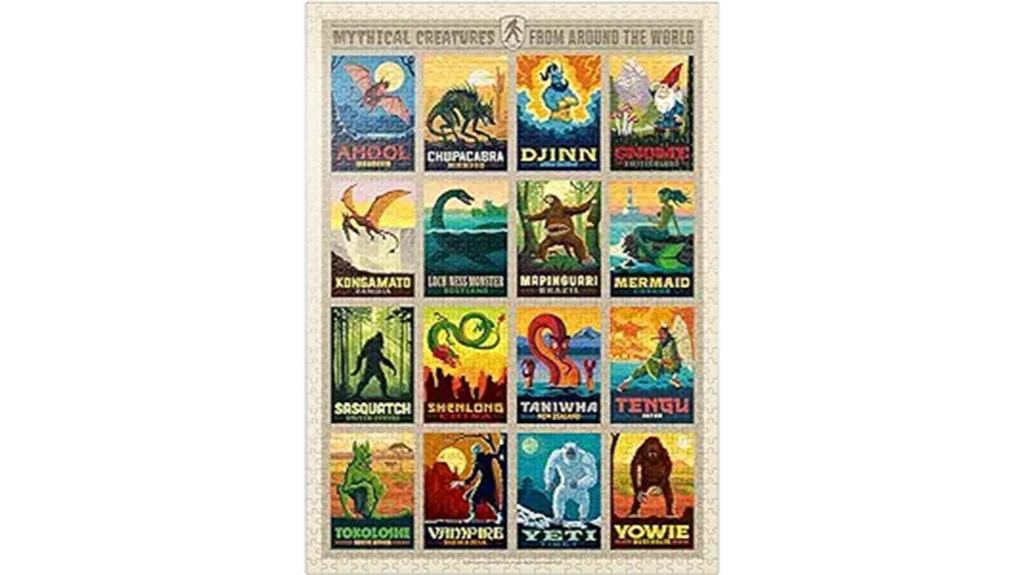mythical creature puzzle collection