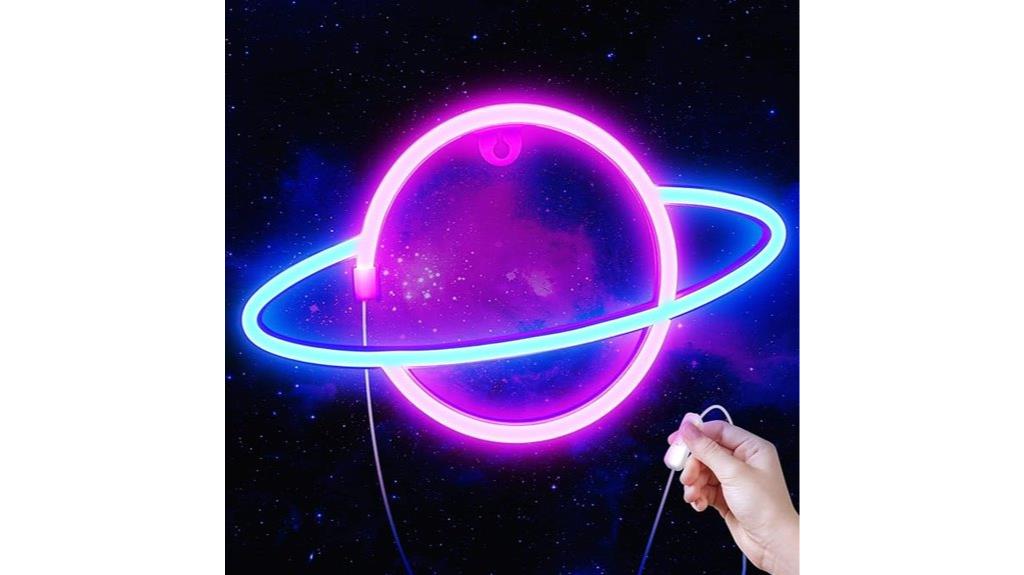 neon sign with usb