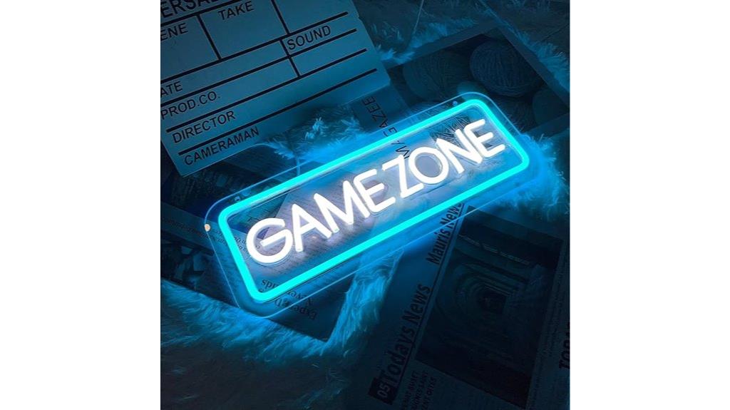 neon signs for gaming