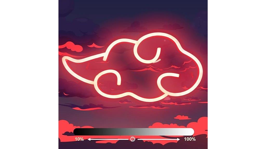 neon wall decor sign