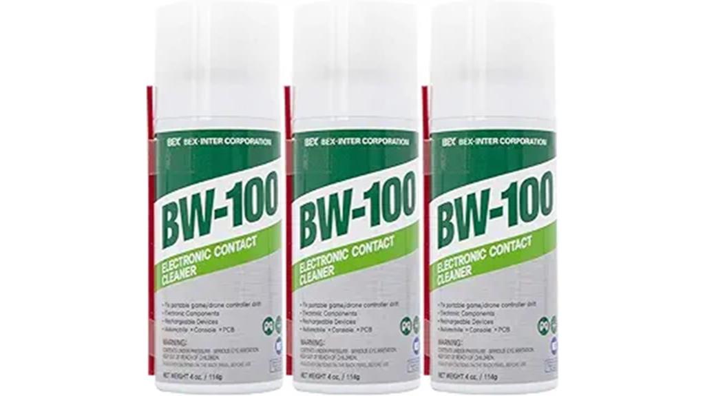 non flammable contact cleaner aerosol