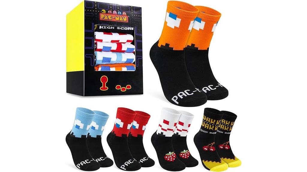 pac man crew sock set