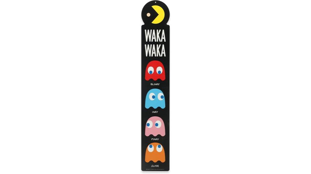 pac man metal wall sign