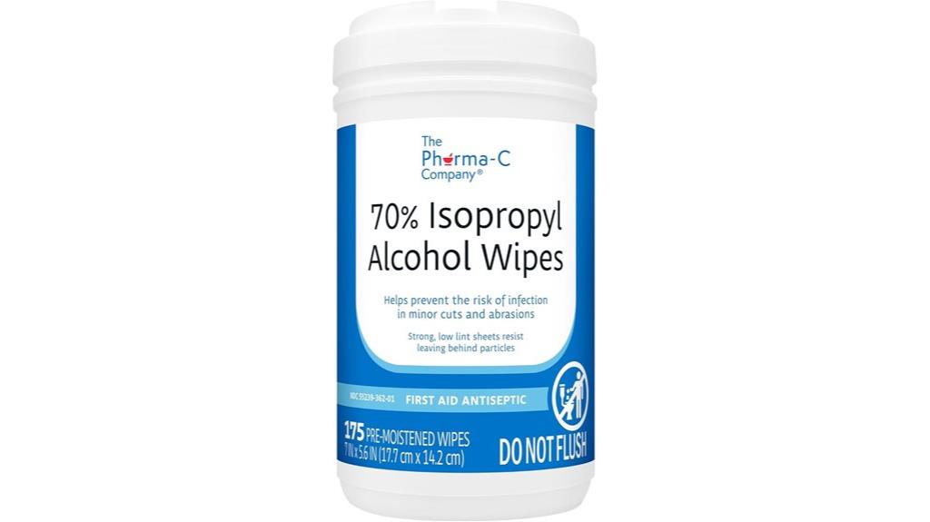 pharma c 70 alcohol wipes
