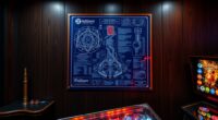 pinball blueprint art posters