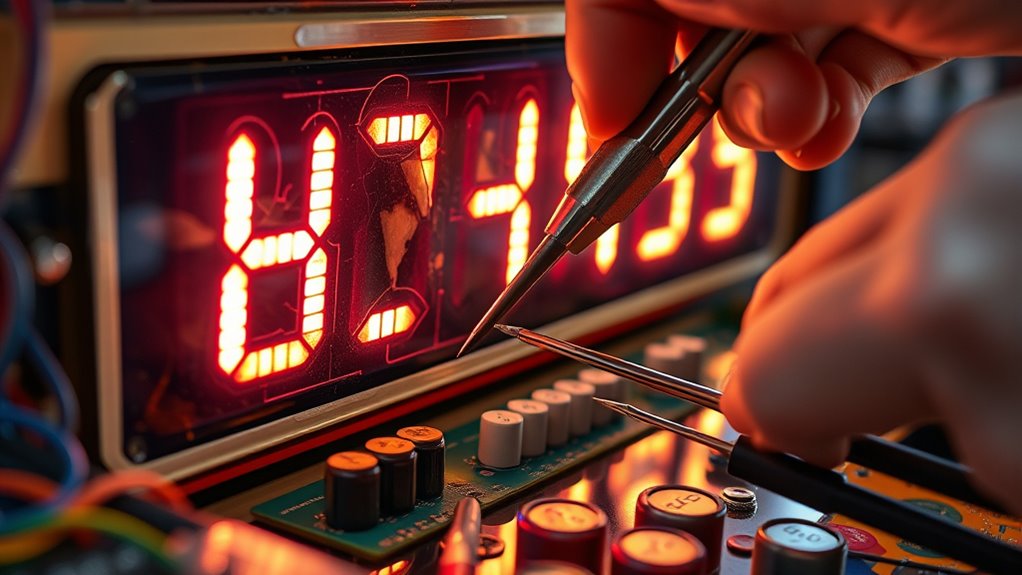pinball display repair considerations