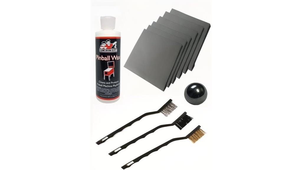 pinball playfield cleaning kit