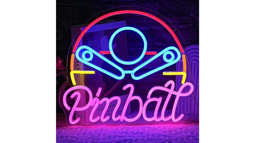 pinball sign for business