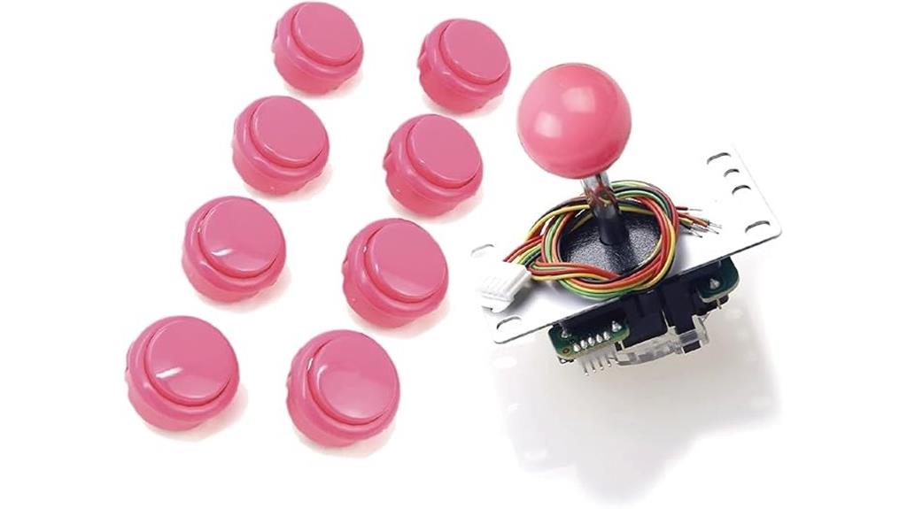 pink arcade joystick bundle