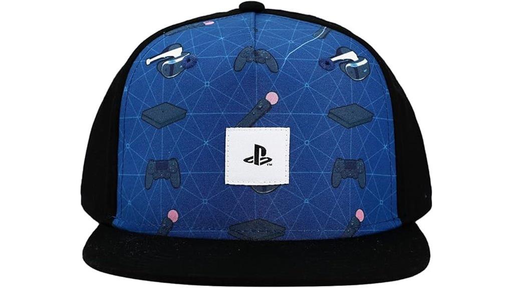playstation logo hat patch