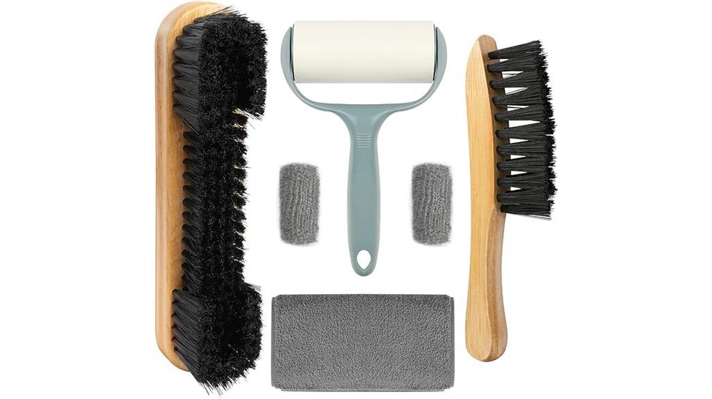 pool table rail brush set