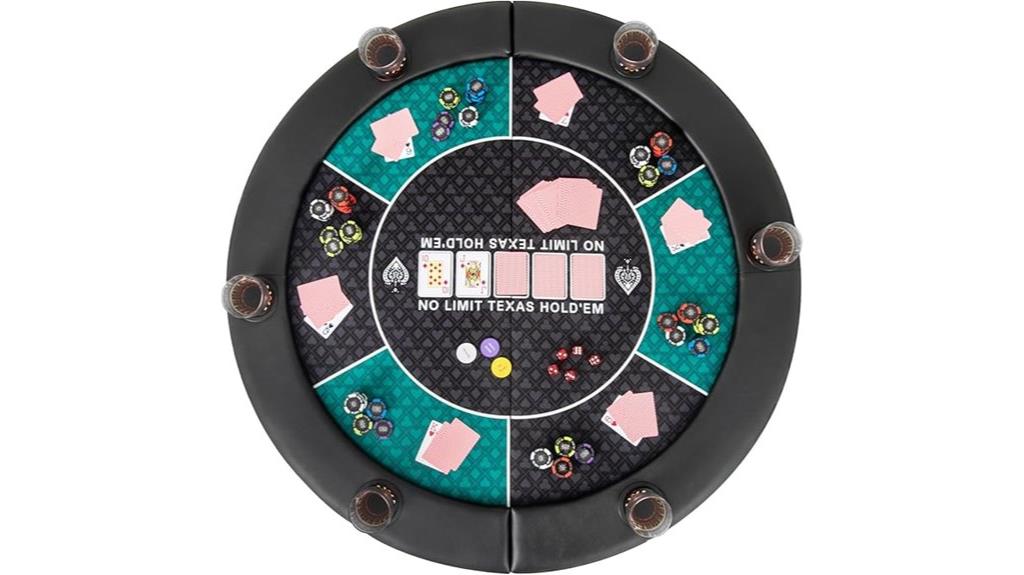 portable 48 inch poker table