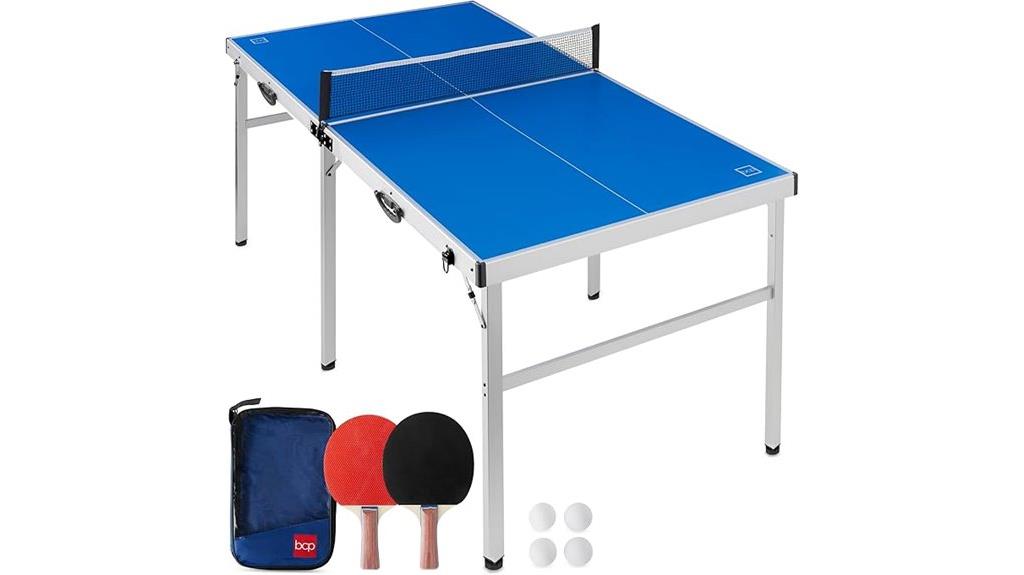 portable 6x3ft ping pong