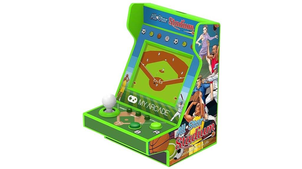 portable arcade with 107 games