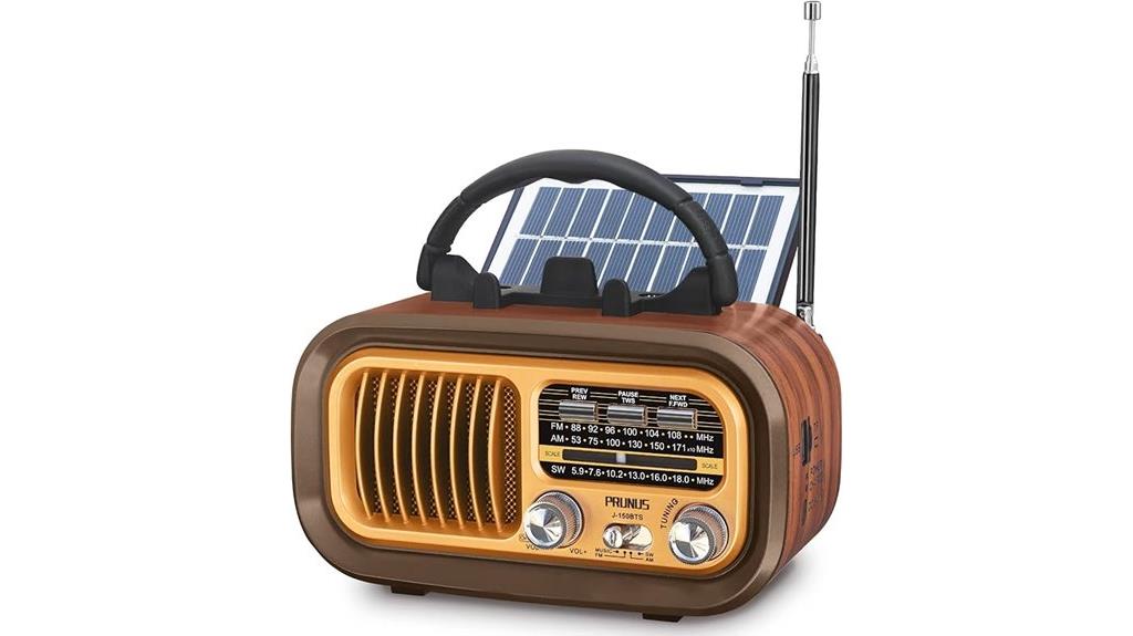 portable bluetooth solar radio