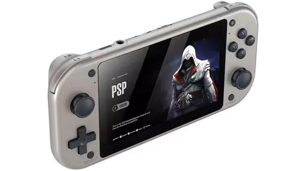 portable gaming console with large screen