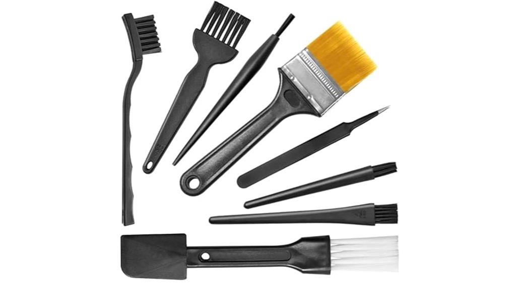 portable nylon anti static brush set