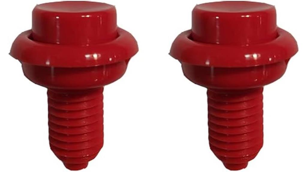 red flipper button pack