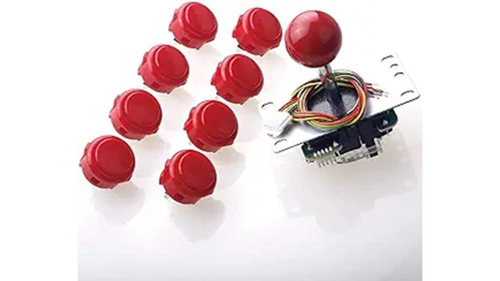 red sanwa button bundle