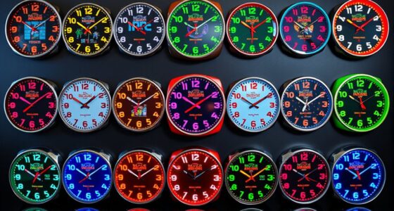 retro arcade wall clocks