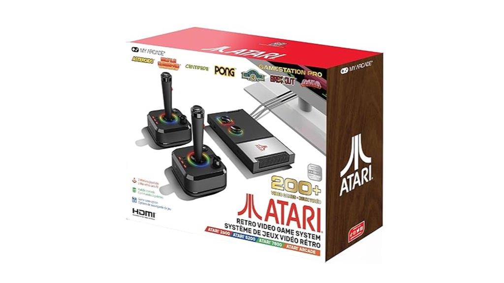 retro atari arcade console