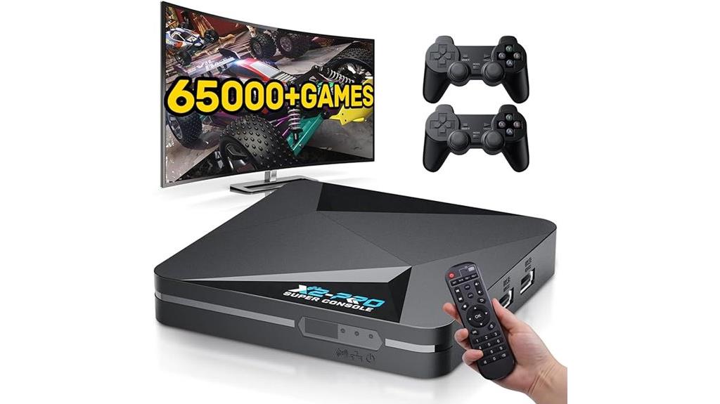 retro game console with 65k