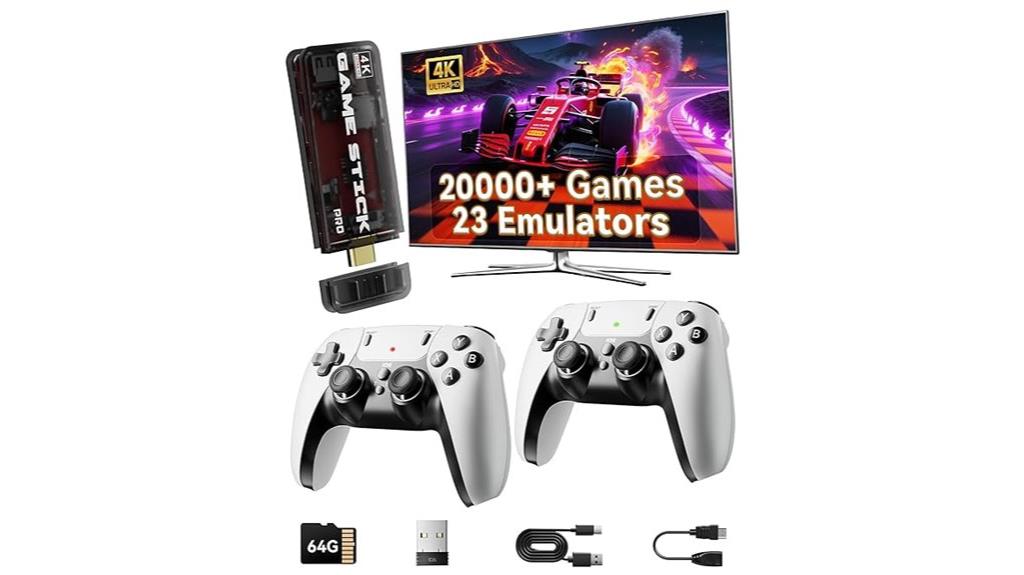 retro gaming console with 20 000 games