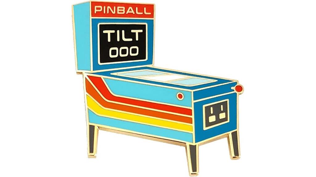 retro pinball arcade pin