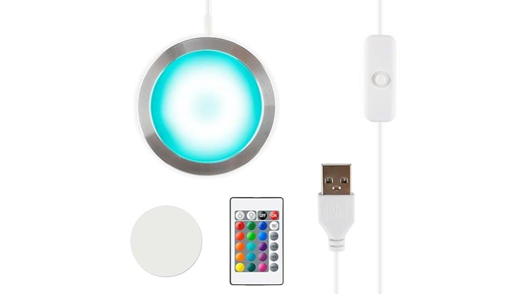 rgb led 3d printer lamp