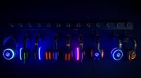 rgb lit headset hanger