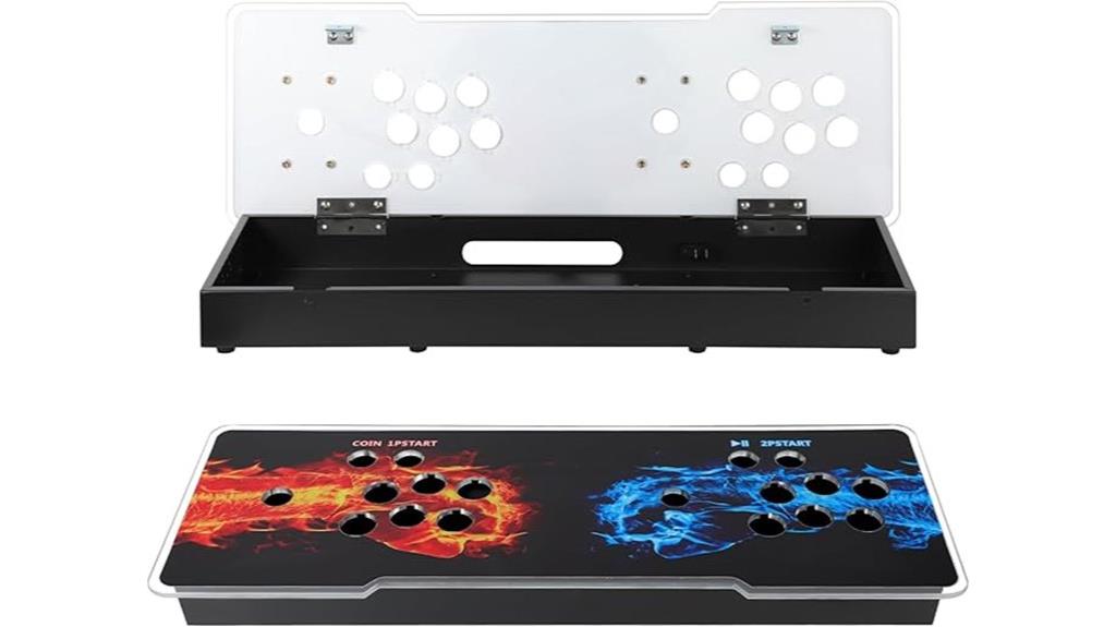 robust metal acrylic construction