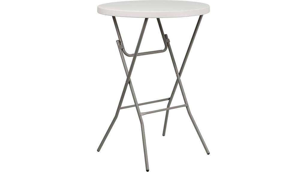 round folding bar table