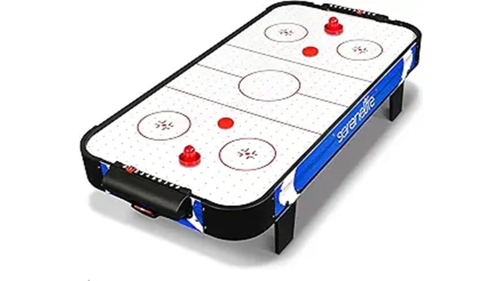 serenelife tabletop air hockey