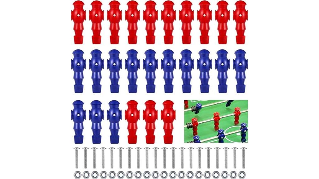 set of 26 foosball men