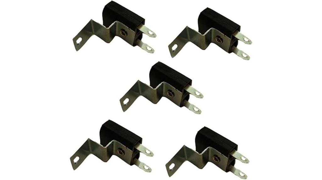 set of five wedge sockets