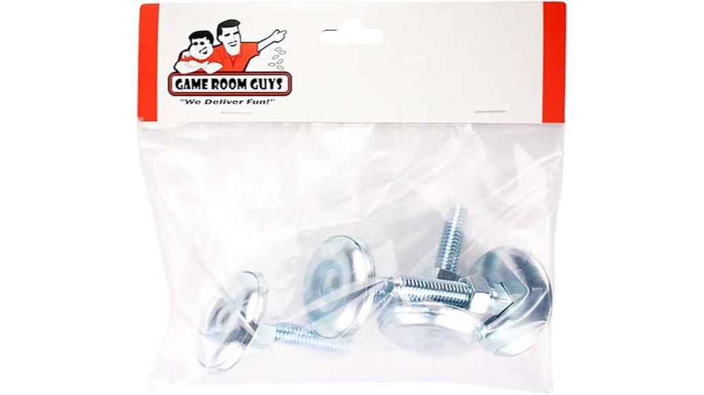 set of four arcade leg levelers
