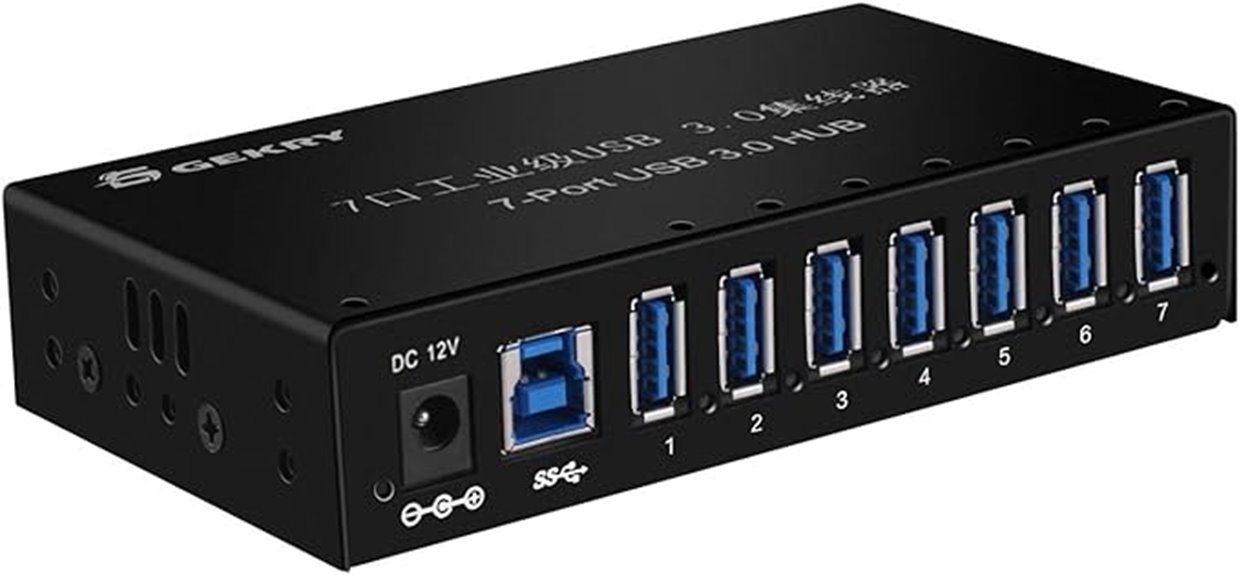 seven port usb hub