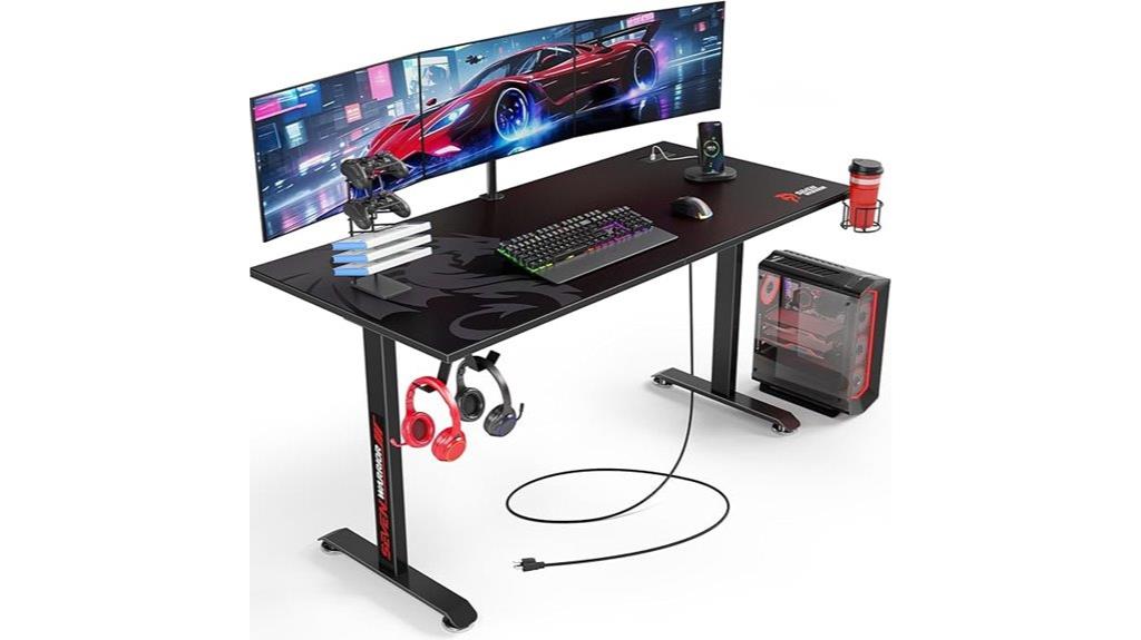seven warrior gaming desk