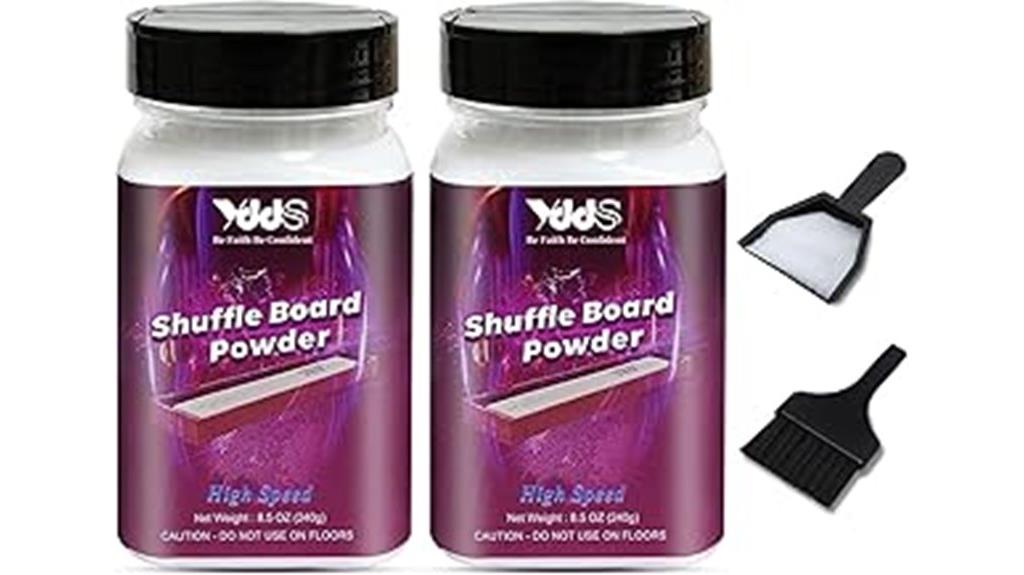 shuffleboard sand cleaning set