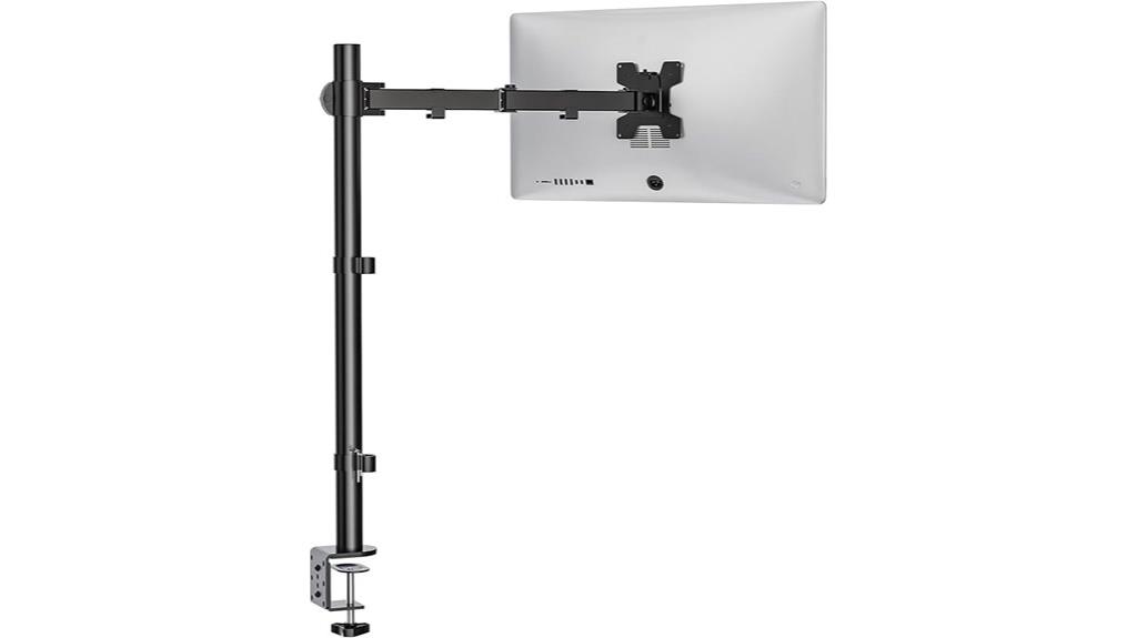 single monitor desk mount