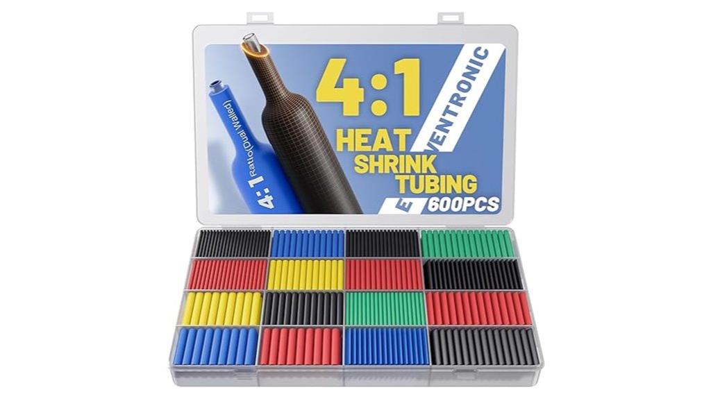 six hundred heat shrink tubes