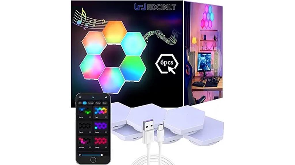 six panel led lights