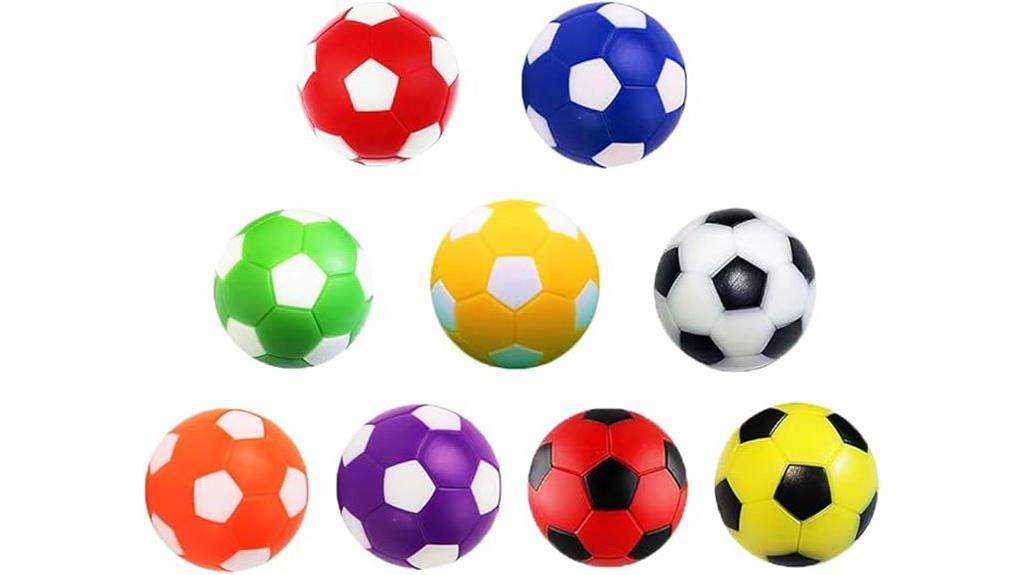 small foosball soccer balls