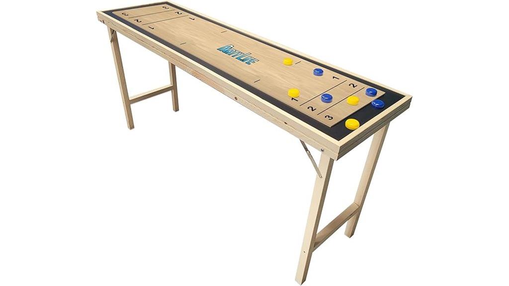 small led lit shuffleboard
