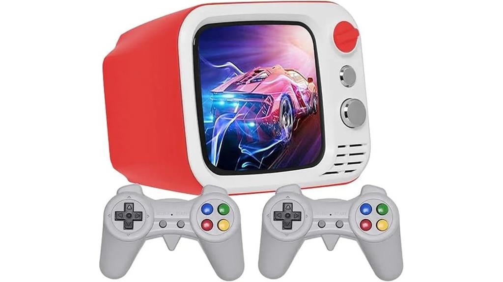 small retro gaming console